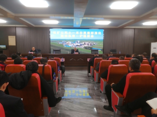 11月22日,公司安全生产标准化管理体系验收组到东荣一矿检查验收 11月22日,公司安全生产标准化管理体系验收组到东荣一矿检查验收