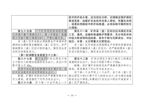 煤矿安全规程2025版新旧对照表_19