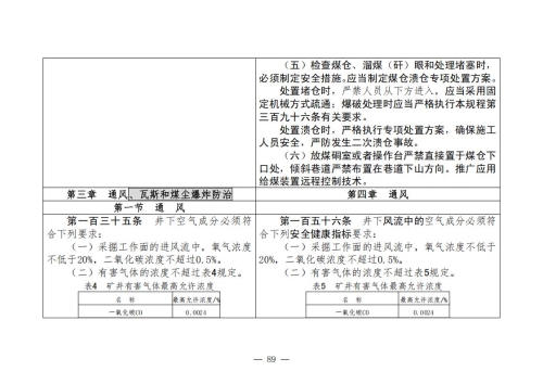 煤矿安全规程2025版新旧对照表_89