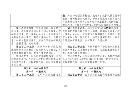 煤矿安全规程2025版新旧对照表_185